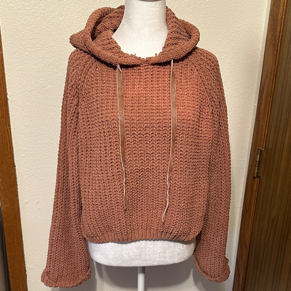 Cozy Knit Hooded Sweater